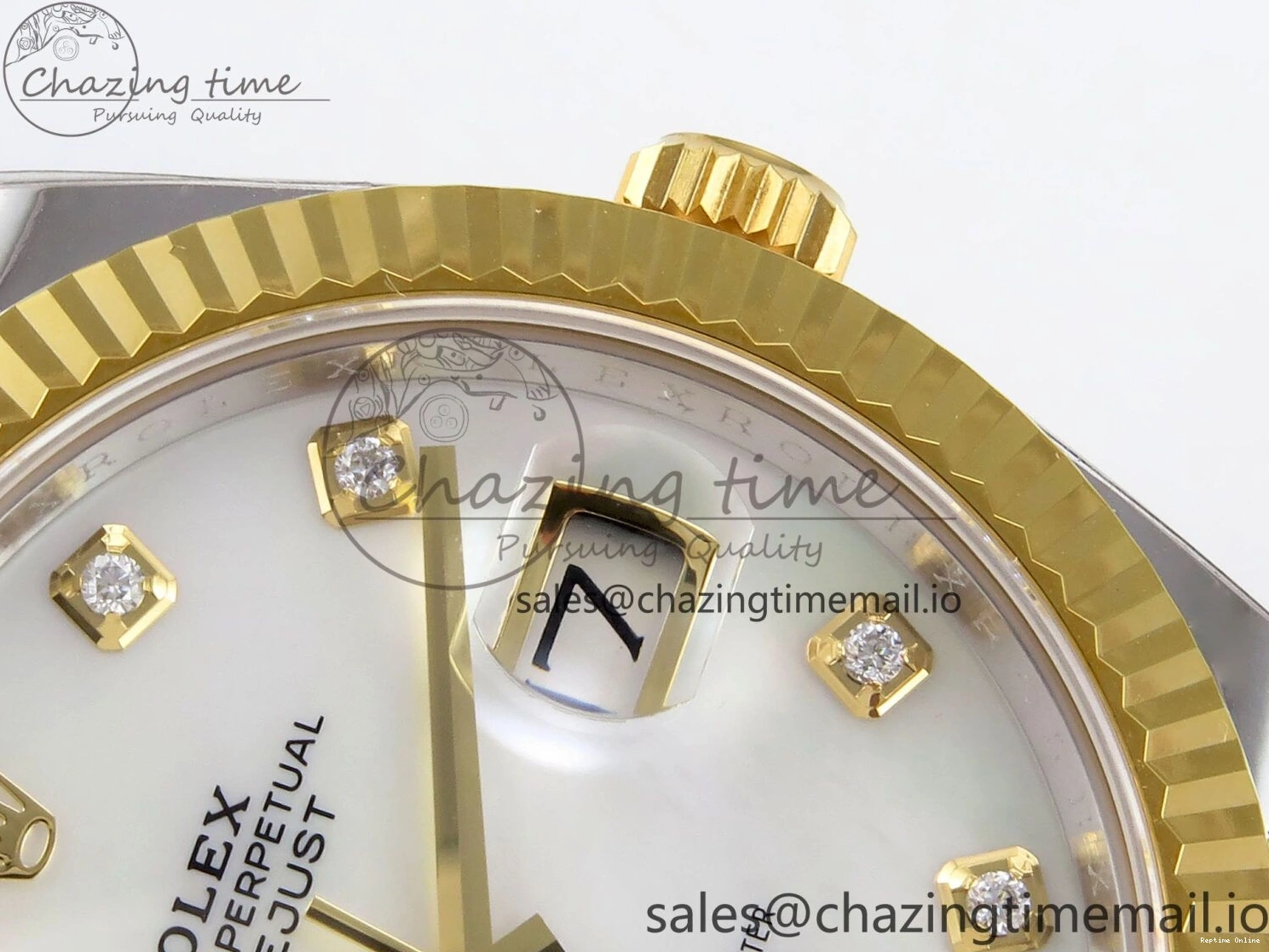 0117 DateJust 41 SS YG ARF 1:1 Best Edition 904L Steel White MOP Dial on Oyster Bracelet SH Sporty 1257